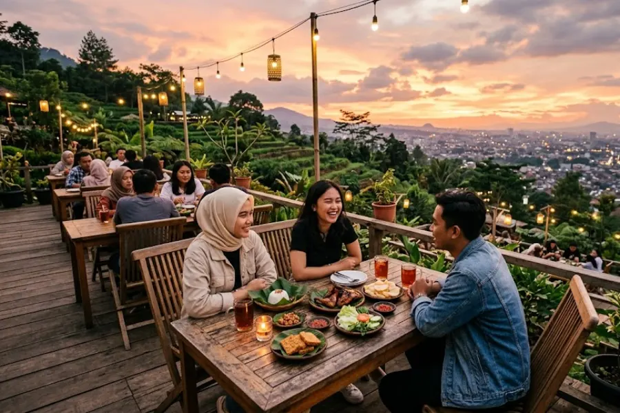 Tempat Makan Murah di Bandung dengan View Bagus